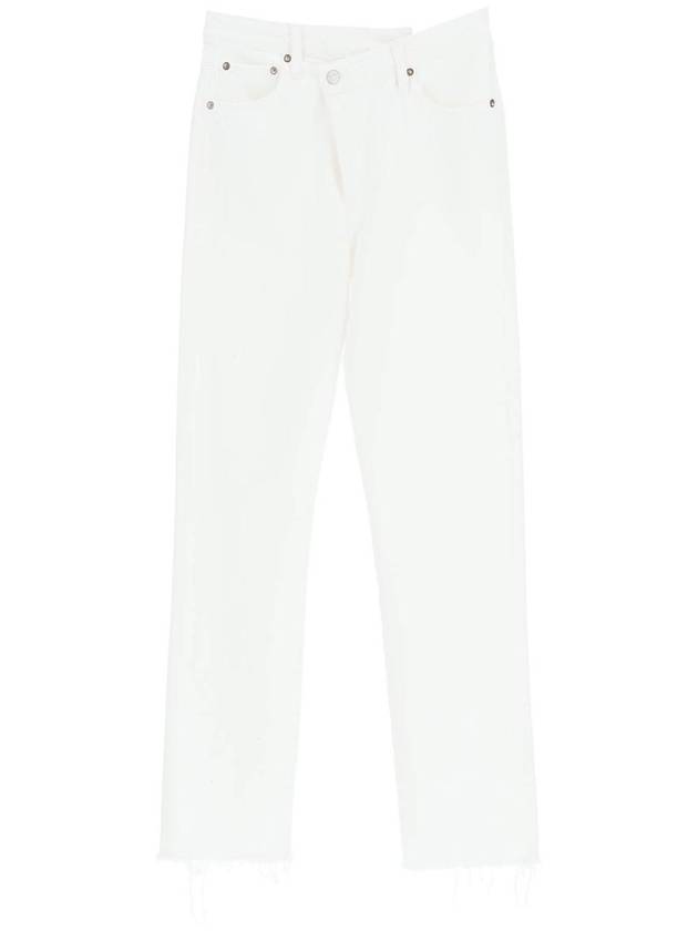 Crisscross Straight Jeans White - AGOLDE - BALAAN 1