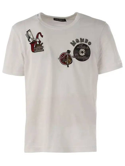 Musical Patch Short Sleeve TShirt White G8GX8Z G7JTI W0800 - DOLCE&GABBANA - BALAAN 2