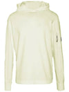 Lens Wappen Cotton Hoodie Ivory - CP COMPANY - BALAAN 3