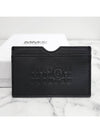 Embossed Numeric Logo Leather Card Wallet Black - MAISON MARGIELA - BALAAN 4