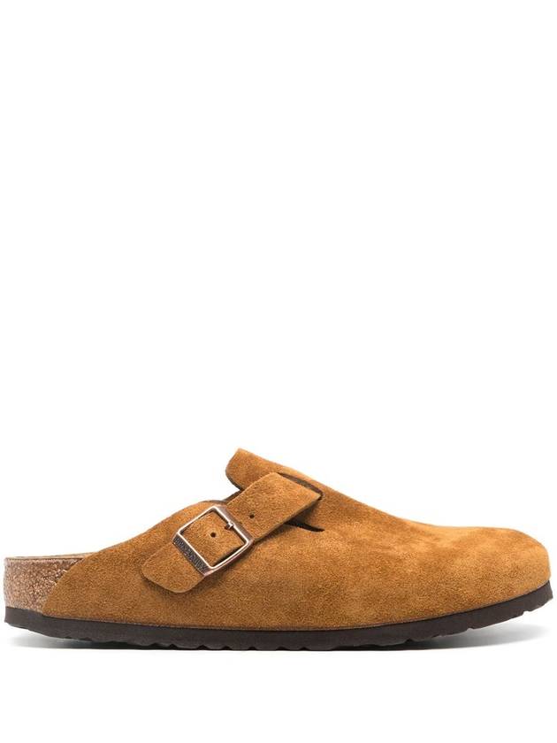 Boston Suede Mule Brown - BIRKENSTOCK - BALAAN 2