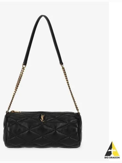 Tube Quilting Small Shoulder Bag Black - SAINT LAURENT - BALAAN 2