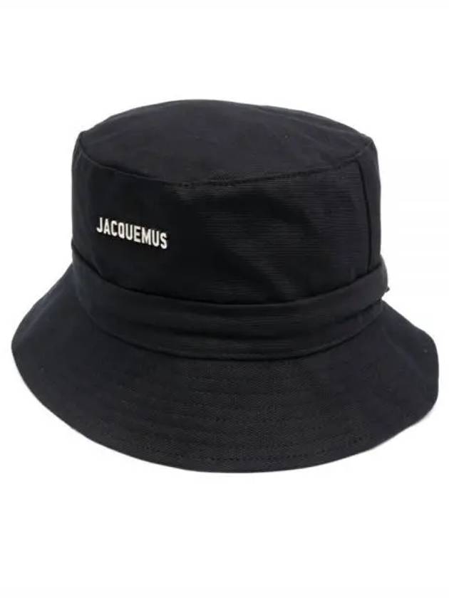 Le Bob Gadjo Bucket Hat Black - JACQUEMUS - BALAAN 2