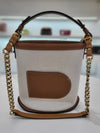 Finn Mini Bucket Bag Natural Tan S Class Chain Strap Inner AA0494 - DELVAUX - BALAAN 7