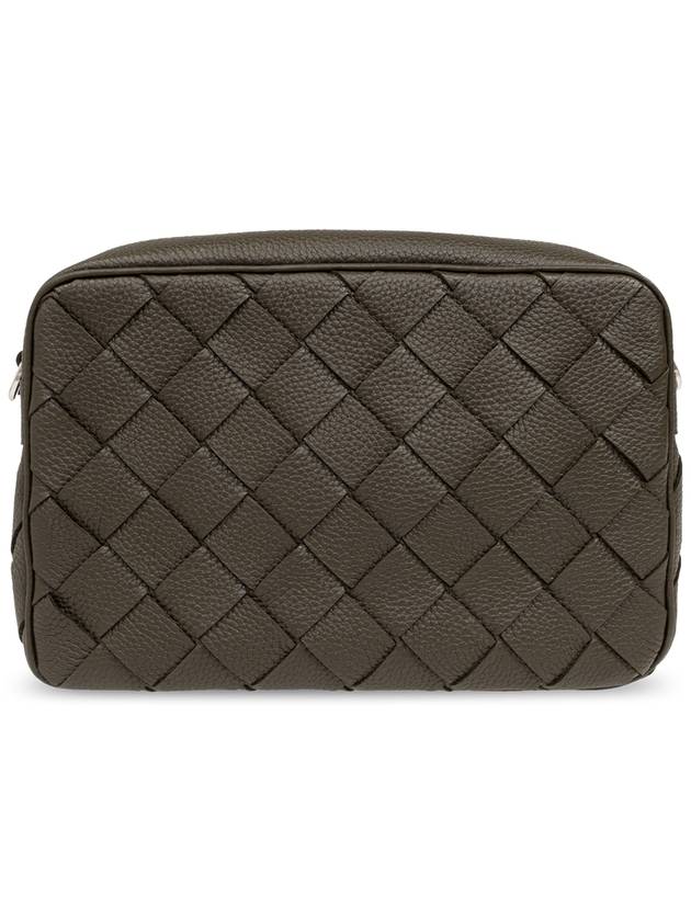 Intrecciato Medium Camera Cross Bag Khaki - BOTTEGA VENETA - BALAAN 4