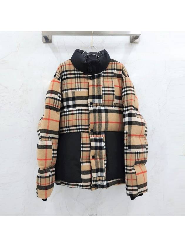 Lux You XL Vintage check wool down padding 8047498 - BURBERRY - BALAAN 1