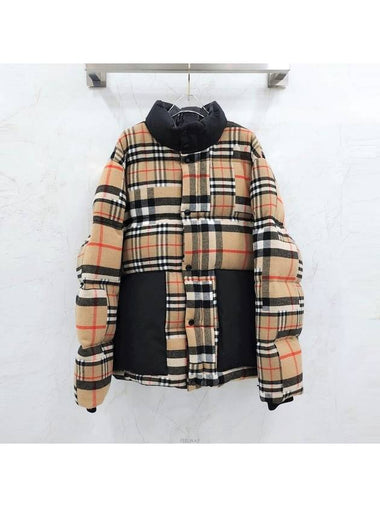 Lux You XL Vintage check wool down padding 8047498 - BURBERRY - BALAAN 1