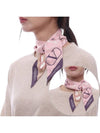 V Logo Signature Scarf Pink - VALENTINO - BALAAN 3