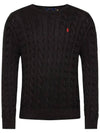 24SS Polo Men's Pony Logo Embroidered Cable Knit 710775885012 - RALPH LAUREN - BALAAN 1