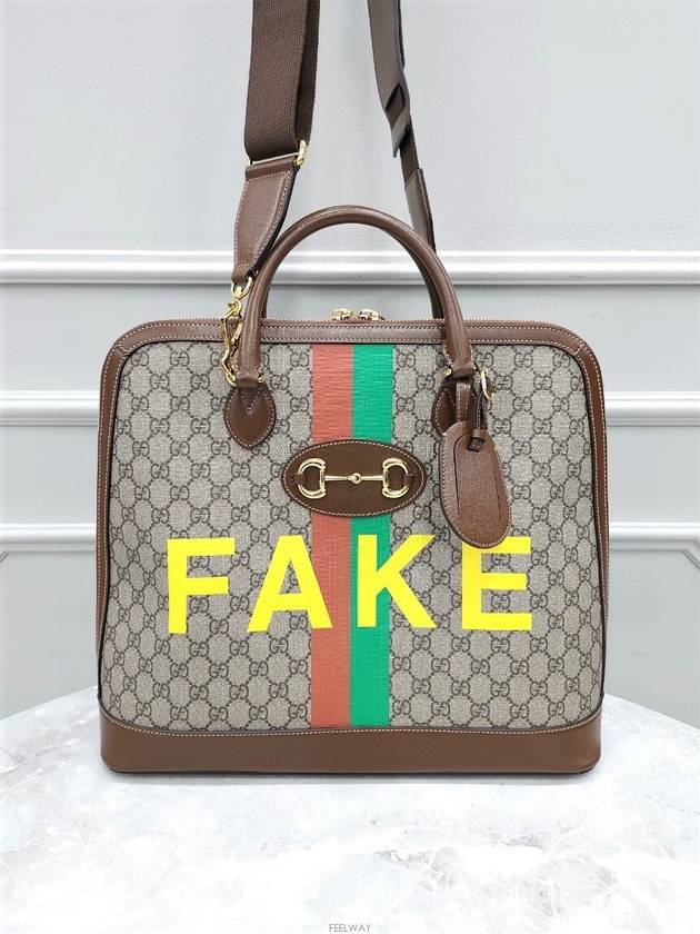 Lux You Limited Edition GG Supreme FAKE NOT Tote Shoulder Bag - GUCCI - BALAAN 1