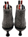 Herringbone curve heel mid top Chelsea boots FFH246A 02508 980 - THOM BROWNE - BALAAN 6