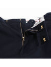 4 Bar Cotton Pocket Shorts Navy - THOM BROWNE - BALAAN 6