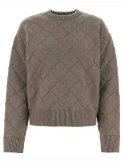 Intrecciato Wool Knit Top Riverbed - BOTTEGA VENETA - BALAAN 2