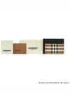 Vintage Check Money Clip Card Wallet Archive Beige - BURBERRY - BALAAN 5