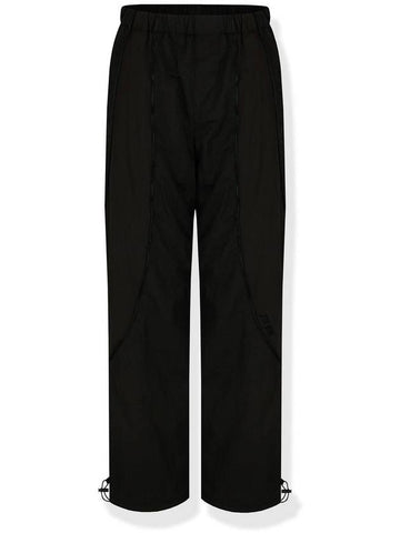 Unisex Color Mix Piping Pants MBlack - NUAKLE - BALAAN 1