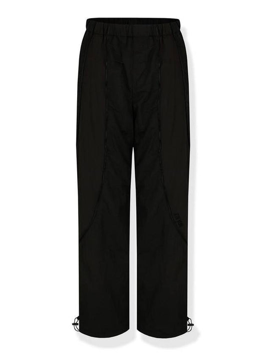 Unisex Color Mix Piping Wide Pants Black - NUAKLE - BALAAN 2