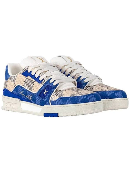 LV Trainer Sneakers 1AC57O Blue - LOUIS VUITTON - BALAAN 2