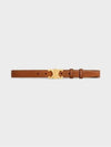 Triomphe Calfskin Medium Belt Tan - CELINE - BALAAN 2