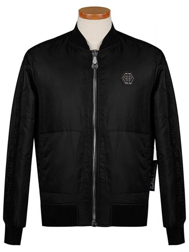 Logo Bomber Jacket Black - PHILIPP PLEIN - BALAAN 3