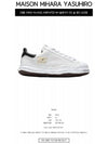 Blakey Logo OG Sole Low Top Sneakers White - MAISON MIHARA YASUHIRO - BALAAN 3