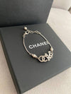 23P CC logo bracelet clover point bracelet silver ABA424 - CHANEL - BALAAN 5