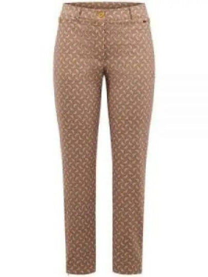 Women's Logo Print Pants Brown - J.LINDEBERG - BALAAN 2