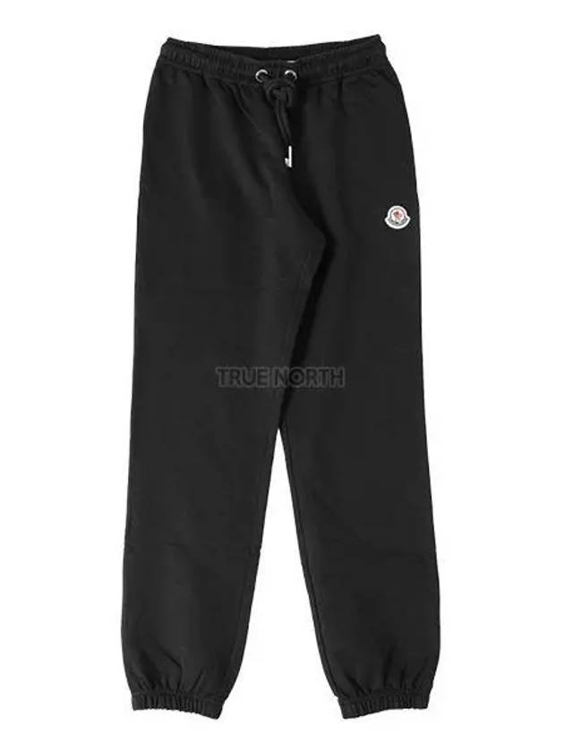 Women 8H00020 89A1K 999 Logo Patch Training Pants Black 1061335 - MONCLER - BALAAN 1