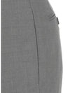 Men's Plain Weave 4 Bar Low Rise Skinny Straight Pants Grey - THOM BROWNE - BALAAN 4