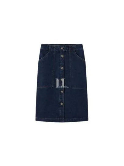 Jade Denim Skirt Navy - A.P.C. - BALAAN 2