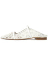 Marlon Sulzer MAUREEN FLAT 199 WHITE Women s Mule Shoes - MALONE SOULIERS - BALAAN 4