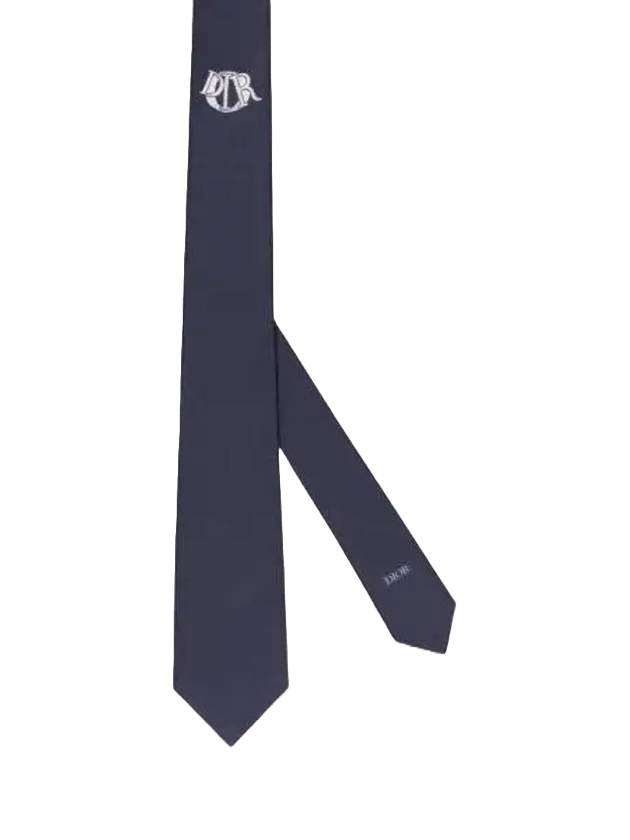 Cravat Charm Neck Tie Navy - DIOR - BALAAN 1