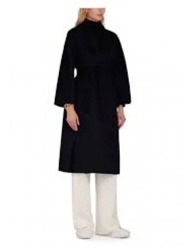 Max Mara long coat black 23101105 1258391 - MAX MARA - BALAAN 1