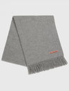 muffler scarf oversized light gray - ACNE STUDIOS - BALAAN 3