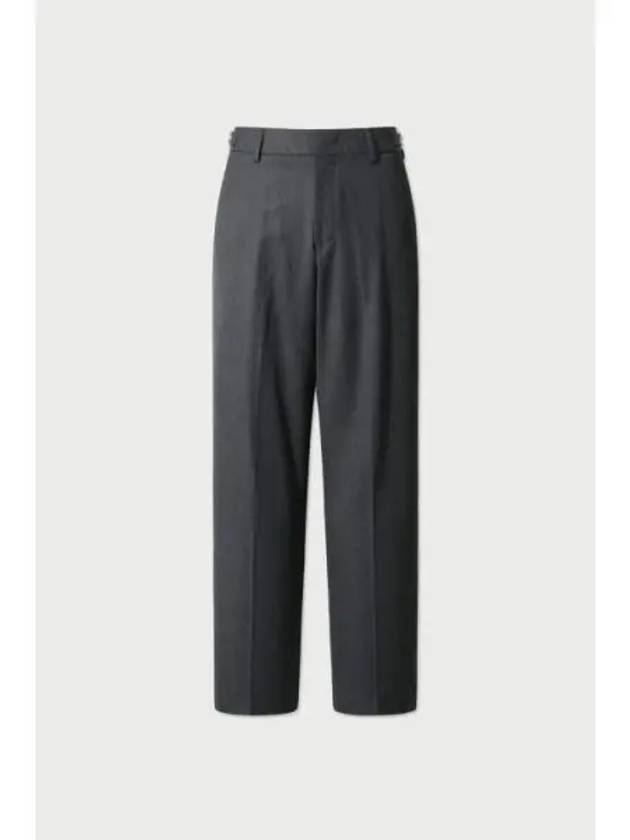 SOLID Wide Buckle Tab Pants GRAY - IRO - BALAAN 1