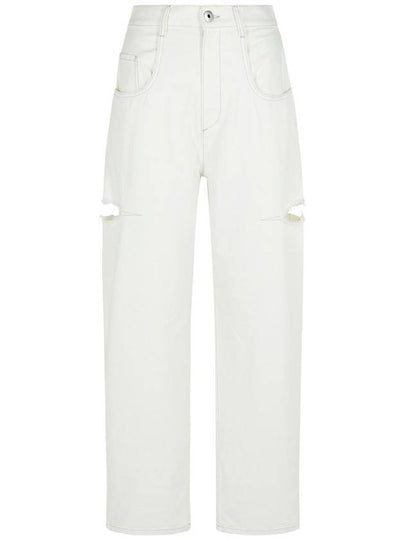 Distressed Denim Jeans White - MAISON MARGIELA - BALAAN 2