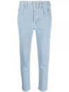 Niliane Slim Denim Jeans Light Blue - ISABEL MARANT - BALAAN 2