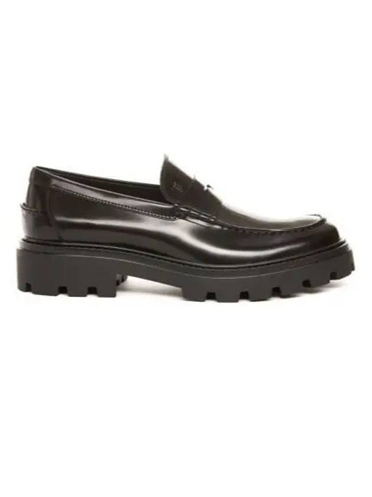 Leather Loafers Black - TOD'S - BALAAN 2