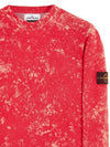 Off-Dye OVD Treatment Long Sleeve T Shirt Cyclamen - STONE ISLAND - BALAAN 4