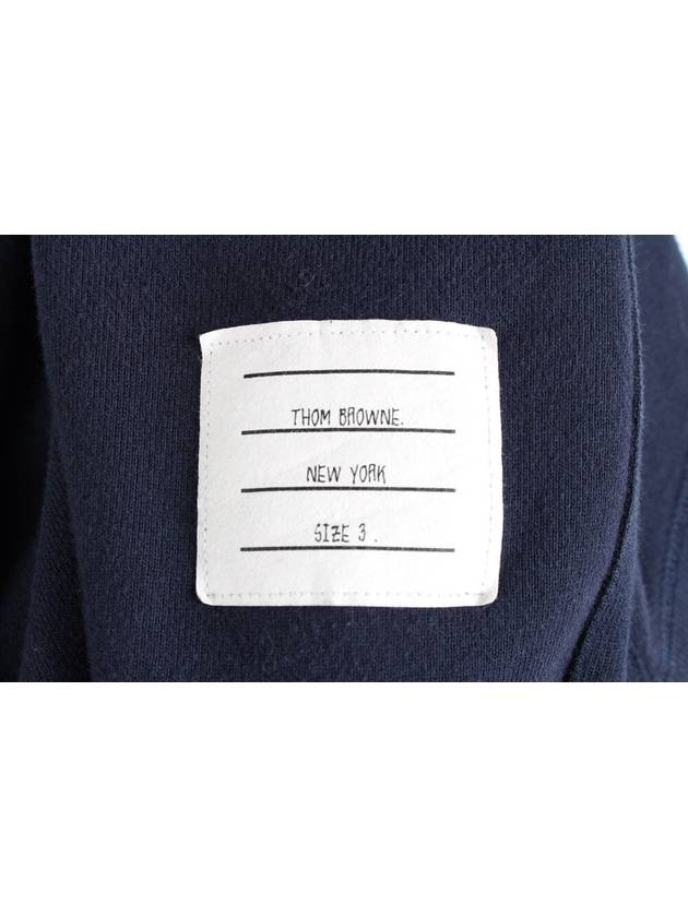 Diagonal armband sweatshirt navy 3 100 - THOM BROWNE - BALAAN 8