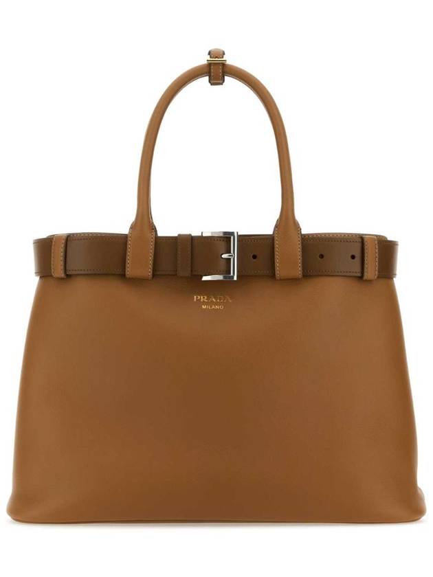 Buckle Large Tote Bag Brown - PRADA - BALAAN 2