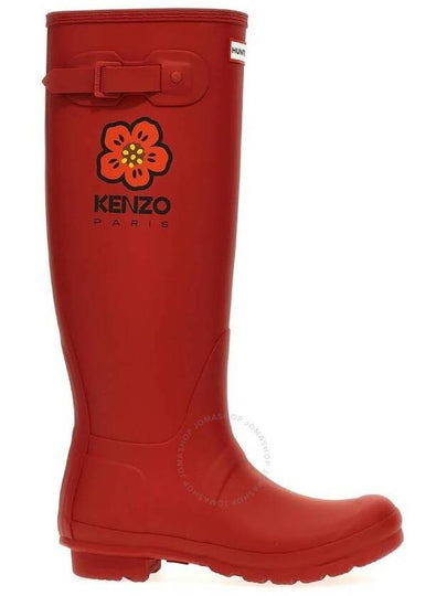 Hunter Wellington Rain Boots Red - KENZO - BALAAN 2