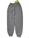 GG point gray cashmere knit jogger pants 681170 - GUCCI - BALAAN 3