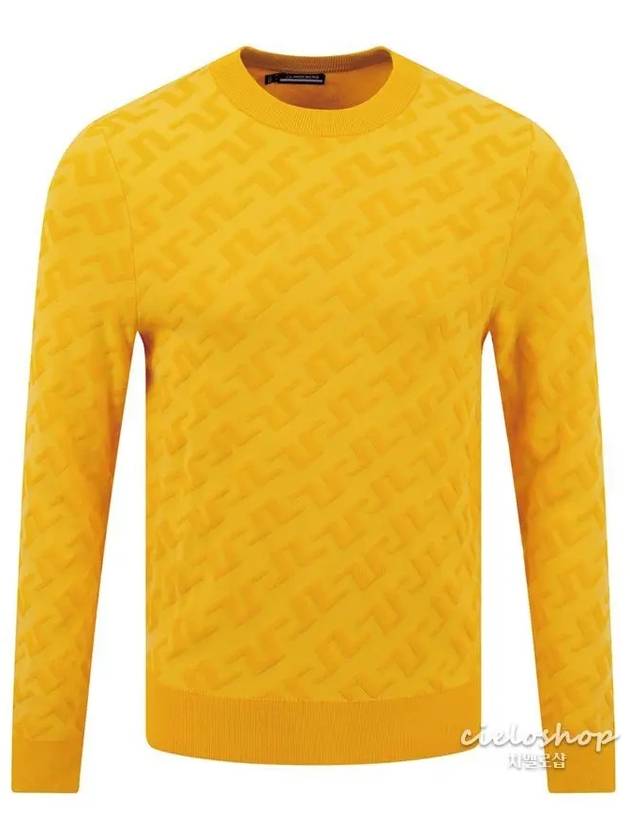 BRIDGE Mono Men s Golf Knit Sweater Daylily AMKW07005 - J.LINDEBERG - BALAAN 1