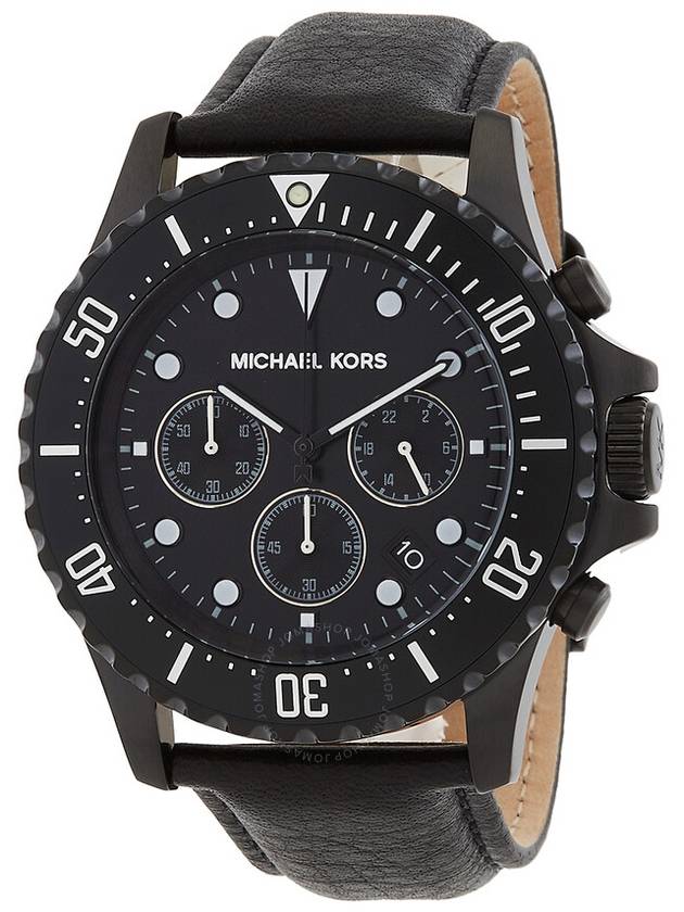 Michael Kors Oversized Everest Chronograph Quartz Black Dial Men's Watch MK9053 - MICHAEL KORS - BALAAN 1