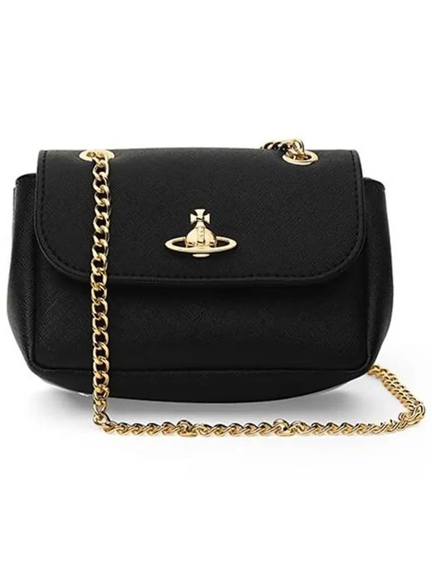 Logo Cross Bag Black - VIVIENNE WESTWOOD - BALAAN 6