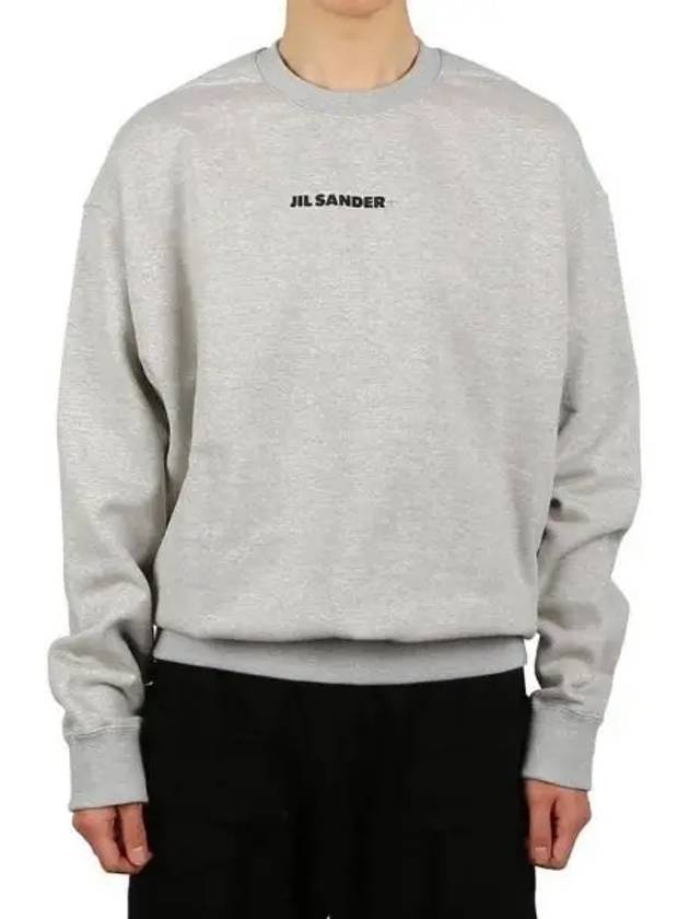 Men's Logo Sweatshirt Grey - JIL SANDER - BALAAN 2