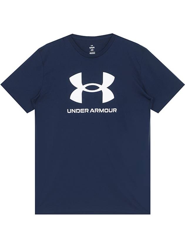 Genuine UA sports style logo t shirt 1382911 408 - UNDER ARMOUR - BALAAN 1