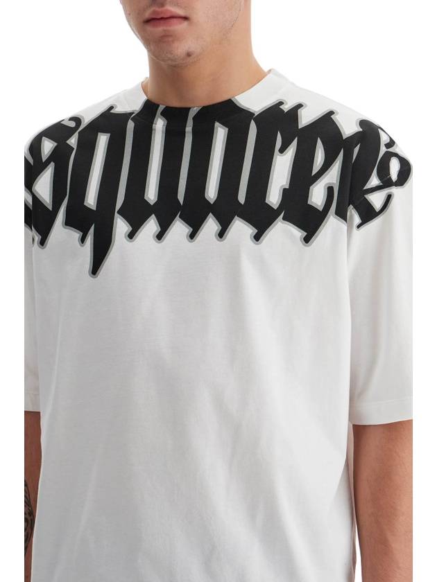 loose logo print t-shirt with - DSQUARED2 - BALAAN 4