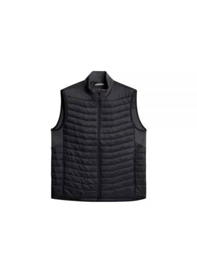 Men's Holden Quilt Hybrid Vest Black - J.LINDEBERG - BALAAN 2