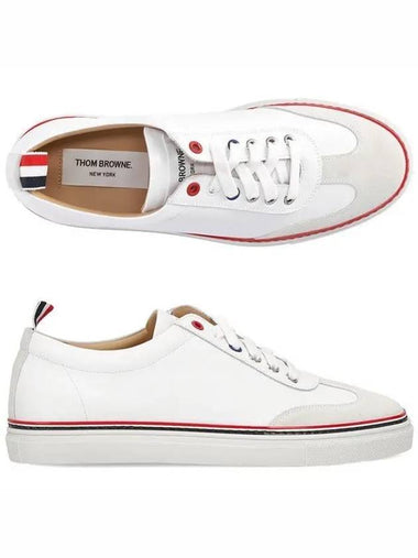 Three Stripe Tab Rubber MFD137A 06107 100 Sneakers 988182 - THOM BROWNE - BALAAN 1